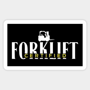 Forklift Certified Sticker